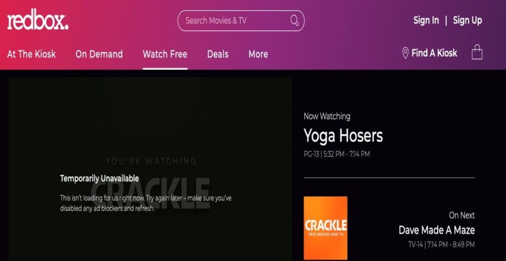 Redbox Free Live Streaming